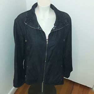 Chicos 3/4 sleeve denim reversible jacket